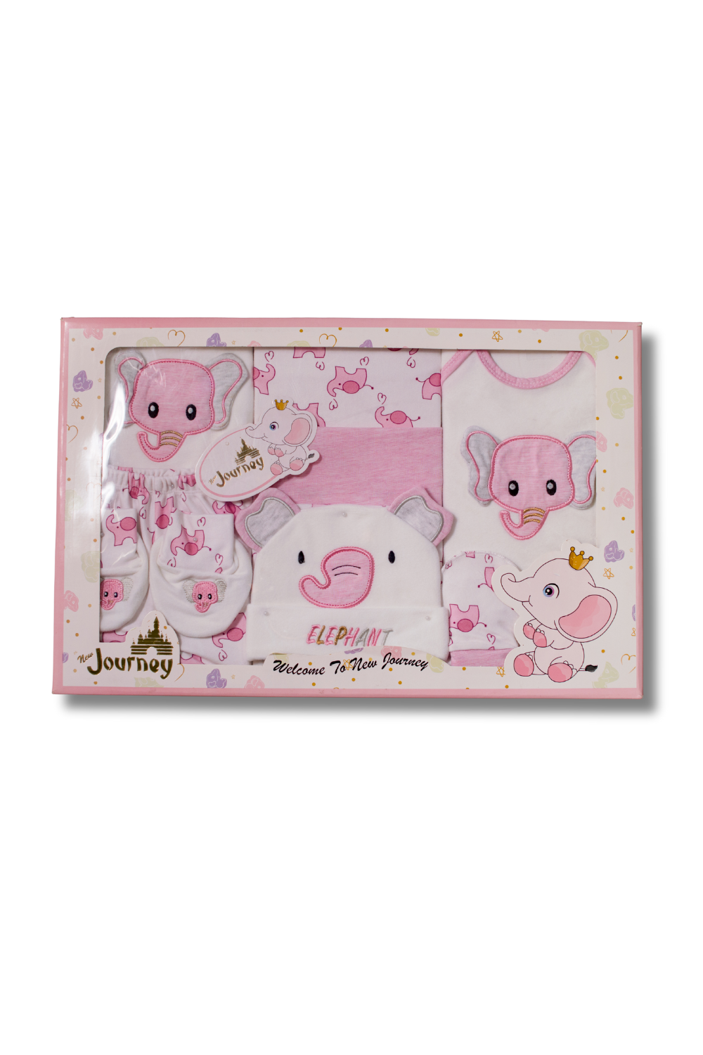 Adorable 10-Piece Baby Gift Set with Elephant Theme